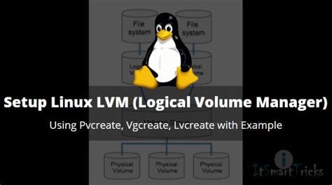 How to configure LVM in Linux (pvcreate, vgcreate and